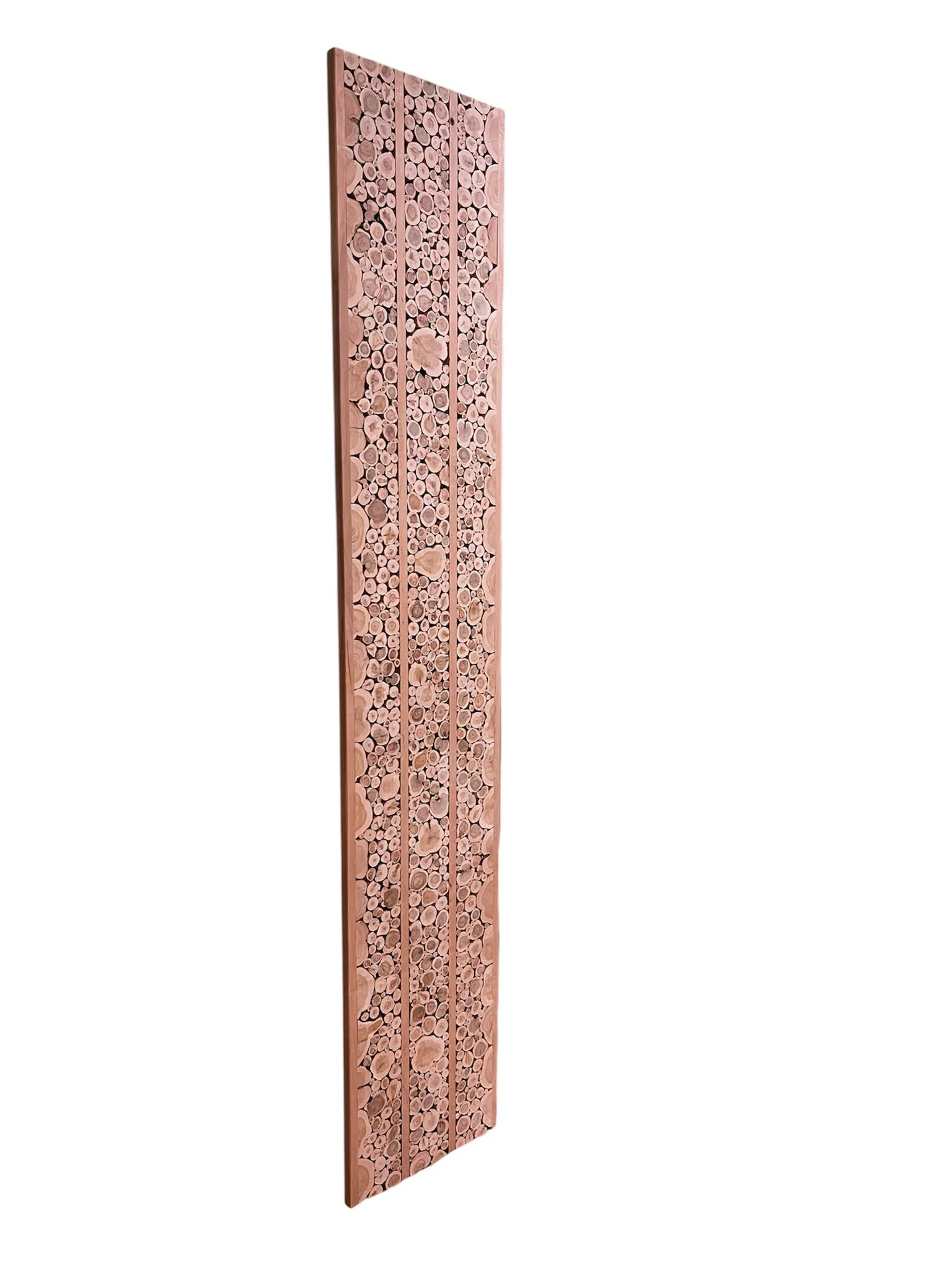 Kadiķu panelis ar melnalkšņa rāmi 0.44x2.40m