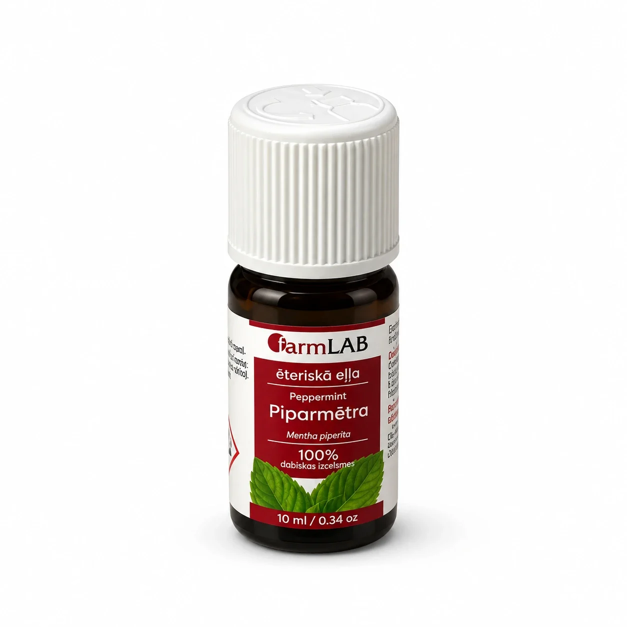 Piparmētru ēteriskā eļļa 10 ml – aromterapijai un pirts labsajūtai